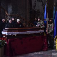 Ukrajinska vojska na ispraćaju starijeg narednika Jurija Černenka