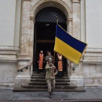 Ukrajinska vojska na ispraćaju starijeg narednika Jurija Černenka