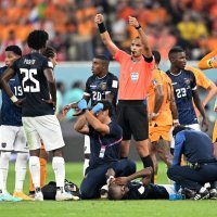 Enner Valencia, Ekvador - Nizozemska, SP u nogometu, ozljeda, 25.11.2022.