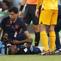 Enner Valencia, Ekvador - Nizozemska, SP u nogometu, ozljeda, 25.11.2022.