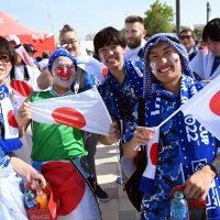 Navijači na utakmici Japan - Kostarika