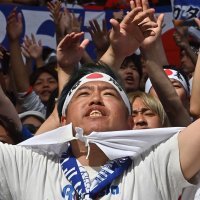 Navijači na utakmici Japan - Kostarika