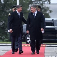 Slovenski predsjednik Borut Pahor stigao u službeni posjet na Pantovčak