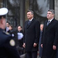 Slovenski predsjednik Borut Pahor stigao u službeni posjet na Pantovčak