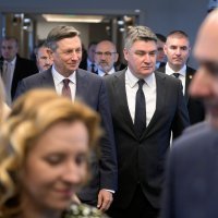 Zoran Milanović i Borut Pahor na energetskom forumu