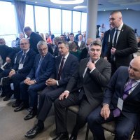 Zoran Milanović i Borut Pahor na energetskom forumu