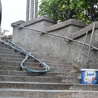 Čišćenje Zakmardijevih stuba u Zagrebu od grafita