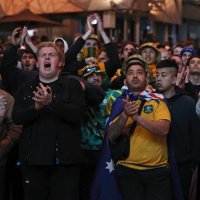 Australija - Danska, slavlje navijača u Australiji, 30.11.2022.