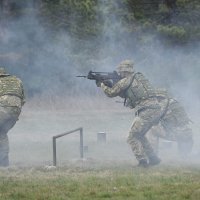 Hrvatski vojnici na vježbama