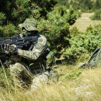 Hrvatski vojnici na vježbama