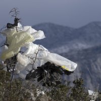 Plastične vrećice lete sa smetlišta Karepovac u SPlitu
