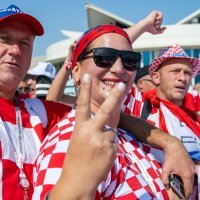 Hrvatska - Japan: Navijači ispred hotela, 5.12.2022.