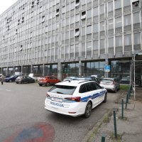 Policija pred Općinskim sudom u Zagrebu