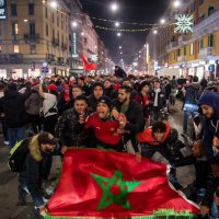 Ludo slavlje marokanskih navijača u Milanu