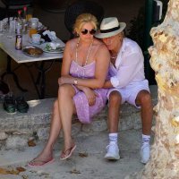 Rod Stewart i sin Aiden