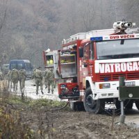 Ostaci srušenog vojnog aviona MiG-21