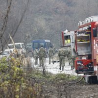 Ostaci srušenog vojnog aviona MiG-21