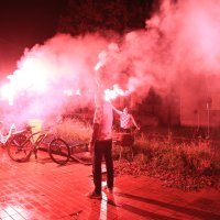 Slavlje navijača nakon pobjede