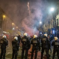 Marokanski navijači u Bruxellesu