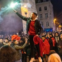 Navijači Maroka slave na ulicama Pariza