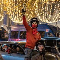 Navijači Maroka slave na ulicama Pariza