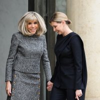 Brigitte Macron i Olena Zelenska