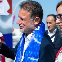 Gordan Jandroković i Gordan Grlić Radman u Dohi