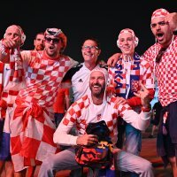 Navijači na utakmici Argentina - Hrvatska