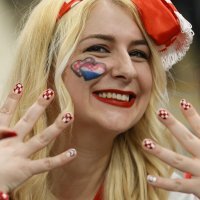 Navijači na utakmici Argentina - Hrvatska