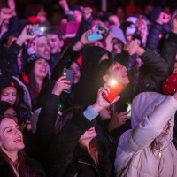 Navijači prate utakmicu Hrvatska - Argentina u Fan zoni na Prokurativama