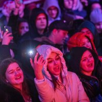 Navijači prate utakmicu Hrvatska - Argentina u Fan zoni na Prokurativama