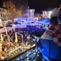 Utakmica Argentina - Hrvatska prati se na Poljani Šime Budinića