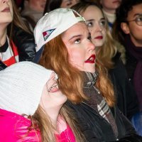 Navijači prate utakmicu Argentina - Hrvatska na Europskom trgu