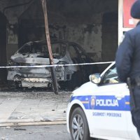 Izgorio BMW na Ferenščici