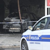 Izgorio BMW na Ferenščici