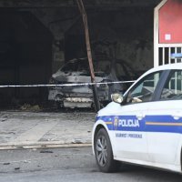 Izgorio BMW na Ferenščici