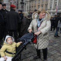 Prosvjed UdrugeProsvjed Udruge obitelji djece s teskocama u razvoju i osoba s invaliditetom obitelji djece s teškoćama u razvoju i osoba s invaliditetom Sjena