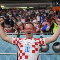 Navijači na utakmici Hrvatska-Maroko, SP u nogometu, 17.12.2022.