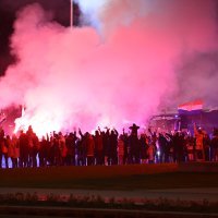 Autobus s Vatrenima na ulicama Zagreba