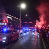 Autobus s Vatrenima na ulicama Zagreba