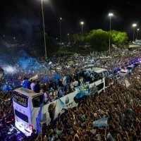 Argentina, doček reprezentacije, Buenos Aires, 20.12.2022.