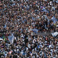 Argentina, doček reprezentacije, Buenos Aires, 20.12.2022.