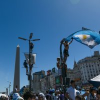Argentina, doček reprezentacije, Buenos Aires, 20.12.2022.