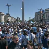 Argentina, doček reprezentacije, Buenos Aires, 20.12.2022.