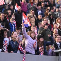 Doček Ivana Perišića u Omišu