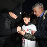 Doček Ivana Perišića u Omišu
