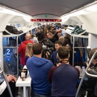 Prva vožnja novog elektromotornog vlaka na prigradskoj liniji Zagreb - Dugo Selo