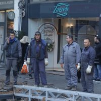 Uklanjanje terase slastičarnice Zagreb u Masarykovoj ulici