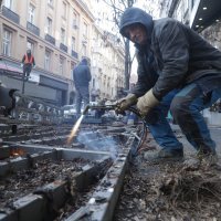Uklanjanje terase slastičarnice Zagreb u Masarykovoj ulici