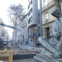 Uklanjanje terase slastičarnice Zagreb u Masarykovoj ulici